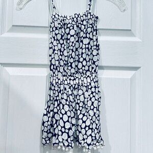 Fighting Eel Ava Sky dot girls romper sz 6